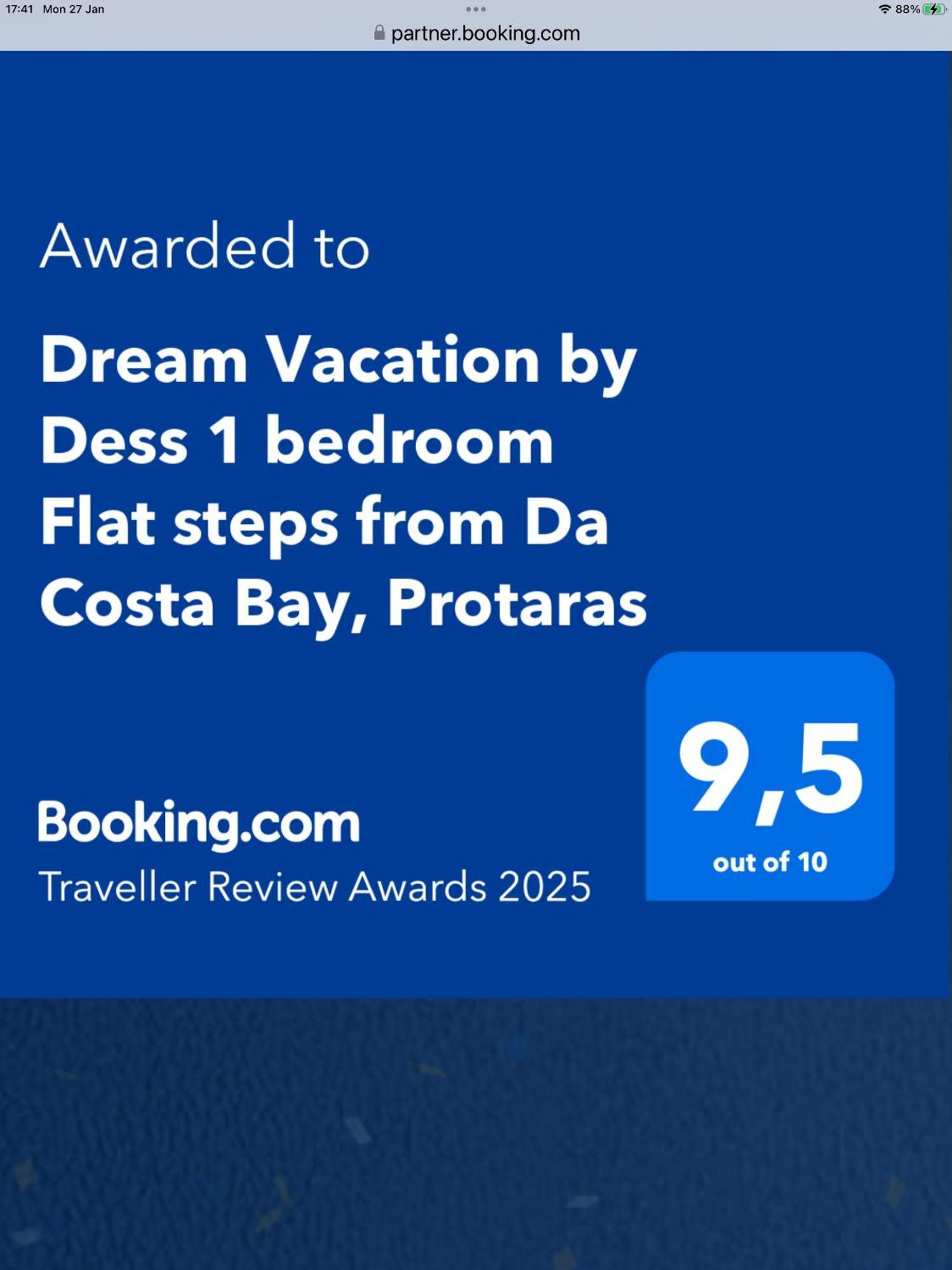 Dream Vacation By The Sea Protaras Apartment Bagian luar foto
